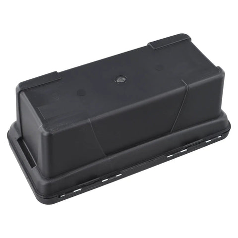 Portable 10 Inch Plastic Toolbox With Dual Layer Organization For Electricians, Carpenters And DIY Projects, Jobsite Ready Lightweight Case