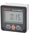 Professional Digital Angle Finder And Magnetic Level Box With Dead On Zero Point Two Degree Accuracy And Shop Built Ip65 Weather Resistant Frame showing digital display reading 0.15 degree.