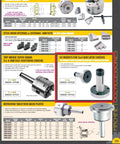 Diagram and product image of 4 Inch 5C Mount For 3 And 4 Jaw Self Centering Lathe Chucks Hardened And Ground With Pre Drilled 3 Hole Mount Pattern And Standard Internal External Threads For Quick And Precise Gripping And Mounting
