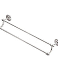 Iso 24 Inch Double Towel Bar In Chrome, Go To Bathroom And Kitchen Towel Hanger, Must Have Chrome Finish, Coordinates With Iso Collection