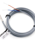 Pro Grade Inductive Proximity Sensor Switch M4 Shield Type LJ4A3 with 1mm detection, 200cm cable for industrial automation.