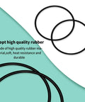 High quality rubber O-rings for durability and heat resistance