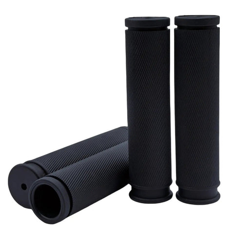 2 Pairs Bike Handlebar Grips, Comfortable Anti Slip Rubber Grips For MTB BMX Mountain Bikes, Standard 130mm Length And 22mm Diameter