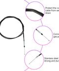 Go Kart Throttle Cable Kit Heavy Duty 84 Inch Replacement For Predator 196cc 212cc 224cc Six Point Five HP Engines details