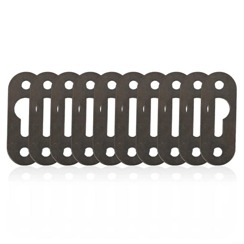 Keyhole Hanging Brackets Set 30 Pairs Beefy Heavy Duty Iron Plates For Picture Frames Mirrors Wall Mounting Shelves And Cabinets With Screws Durable Cold Rolled Steel Hardware, 10 brackets