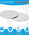 Stainless Steel Disc Blanks For Engraving Five Eighths Inch Diameter 0.08 Inch Thick Round Metal Stamping Blanks