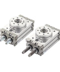 MSQB Series Pneumatic Rotary Swing Cylinder Adjustable 90-180 Degree Rotation With Internal Buffer Smooth Manipulator Accessory For Industrial Automation Applications High Performance And Reliable, two units display.