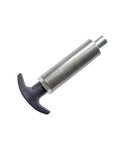 Heavy Duty Spring Loaded Pull Pin With Extended Welded Steel Barrel And Sure Grip Black Handle For Tight Pipe Chassis Setup