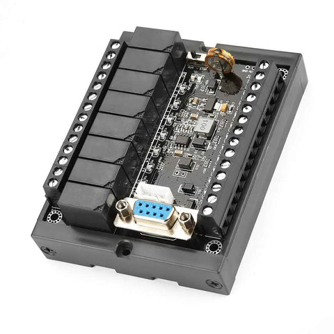 FX1N-20MR PLC Controller Module With Relay Output And Delay Logic, industrial control board for rugged automation, top view