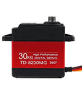 Built Tough 30kg Digital Servo Motor With Full Metal Gears And Carbon Brush For Rc Cars Robots And Diy Builds Rock Solid Precision Control 360 Degrees
