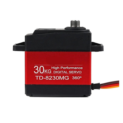 Built Tough 30kg Digital Servo Motor With Full Metal Gears And Carbon Brush For Rc Cars Robots And Diy Builds Rock Solid Precision Control 360 Degrees