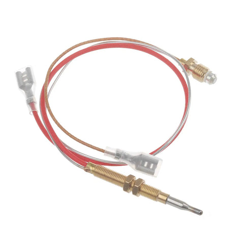 Outdoor Patio Heater Thermocouple Sensor Kit With M8 X 1 End Connection Nuts And M6 X 0.75 Thread 16.2 Inch Wire 0.25 Inch Flat Terminal