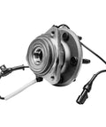 Front Wheel Bearing Hub Assembly For Ford Explorer Ranger Mercury Mountaineer And Mazda B-Series Sport Trac - Drop-In Replacement Wheel Bearing And Hub 4WD ABS Compatible, metal hub with sensor wire, 5 lug, 3-bolt flange