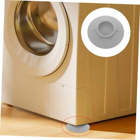 4 Pack Non Slip Washer Feet Pads With High Friction For Noise Reduction And Vibration Control Skid Mats under washing machine