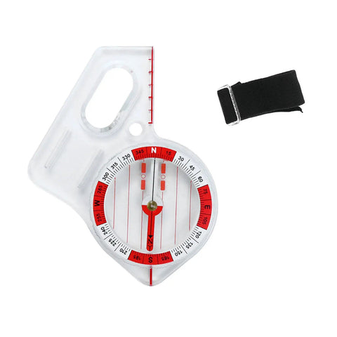 Thumb Compass For Backpacking And Camping Navigation Baseplate Map With Scale Ruler Accurate Orienteering Tool Built To Last