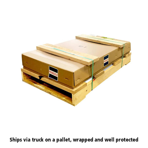 Rock Solid Metal Fabrication Prep Table For Classrooms And Shops, 60 Inch Long By 30 Inch Deep By 36 Inch High, Carbon Steel Top packaged on pallet
