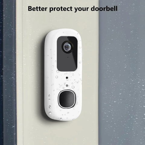 Anti Theft Doorbell Bracket For Arlo Video Doorbell 2K 2nd Gen, Easy No Drill Mount, Weatherproof Protection View