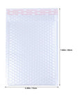 7.86-inch by 5.90-inch view of 30 Pack 6 By 8 Inch Bubble Mailers Self Seal Envelopes Waterproof Protective Mailing Bags