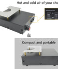 Workhorse Hot Air Preheater Station 853B 220V 540W Ready For PCB Rework Desoldering Table with compact design and controls