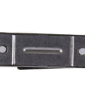 Extra Strong Magnetic Door Catch For Cabinets And Cupboards, silver 304 stainless steel heavy duty latch, top view, adjustable mounting