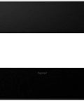 3-Gang Snap-On Wall Plate Graphite Finish 4 Pack For Modern Rooms Durable Plastic Cover Plate Fits Standard Switch Boxes Slick Minimal Look