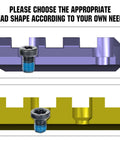 Top Shelf T15 Torx Screw Kit For Mounting Plates Includes 6 48 And 8 40 Fasteners In 6mm 8mm And 10mm Lengths with head shape options.