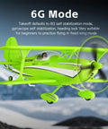 Classic Warbird RC Biplane For Adults And Beginners, 4CH 2.4G Remote, Brushless Motor in 6G Mode, Beech D17S Style
