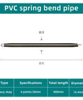 Pro Grade Spring Tube Bender Badass Steel Frame For Precise PVC And Metal Tubing Bending with heavy-duty PVC spring bend pipe