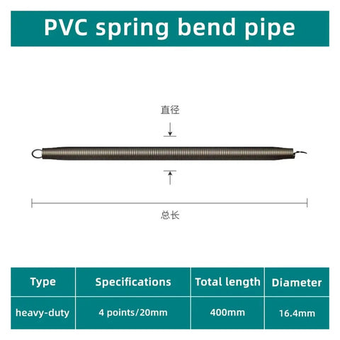 Pro Grade Spring Tube Bender Badass Steel Frame For Precise PVC And Metal Tubing Bending with heavy-duty PVC spring bend pipe