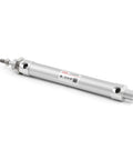 Aluminum Alloy Pneumatic Mini Air Cylinder 16mm Bore 100mm Stroke Double Acting With NPT 1/8 Port 14 To 130 PSI Working Pressure