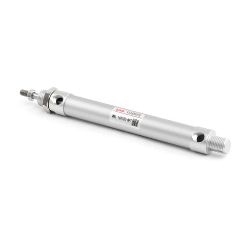 Aluminum Alloy Pneumatic Mini Air Cylinder 16mm Bore 100mm Stroke Double Acting With NPT 1/8 Port 14 To 130 PSI Working Pressure
