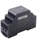 Ultra Slim Din Rail Power Supply 12 Volt 2.5 Amp 30 Watt compact industrial converter with ventilation for efficient cooling.