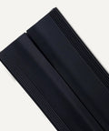 Floor Cord Cover 6 Foot Cable Protector For Wires And Cords Black Low Profile Ramp That Wheels Roll Over Smoothly Keeps Cables Tidy No Trip Hazards Durable Floor Cable Management Solution, black PVC close-up
