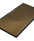 Hardened Gold Replacement Welding Lens For 2 X 4-1/4 Inch Welding Helmets, Advanced Passive Filter Plate, angled top view.