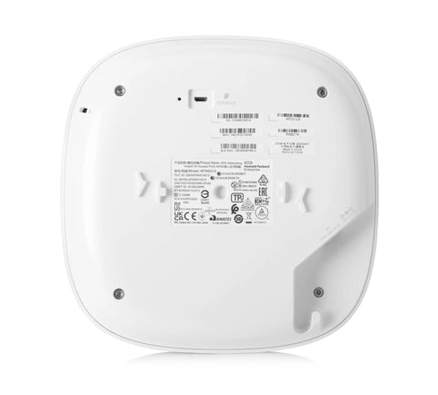 Real Deal Wifi 6 Indoor Access Point With Killer Coverage And Beast Mode Gaming Performance underside view with ports and labels.