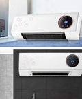 Top Tier Wall Mounted 2000W Ceramic PTC Heater For Bathrooms And Bedrooms With Remote Control Timer HD LCD Display.