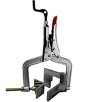 Beefy 90 Degree Angle Joint Clamp Tool For Quick Hold And Release One Hand T Joint Clamp with silver metal construction