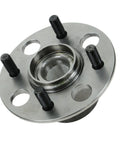 Rear Wheel Bearing And Hub Assembly For Honda Fit 2007 To 2012 And Honda Insight 2010 To 2014 Direct Fit Replacement with studs visible