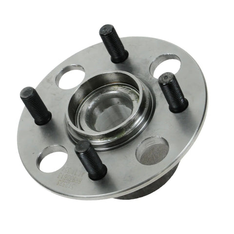 Rear Wheel Bearing And Hub Assembly For Honda Fit 2007 To 2012 And Honda Insight 2010 To 2014 Direct Fit Replacement with studs visible