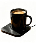 Rapid Heat Electrically Heated Coffee Mug Warmer With 16oz Stainless Steel Cup And Temperature Control Smart Heater on desk.