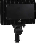 Back view of 8 Pack Outdoor Led Flood Lights 30W 3000K Warm White Bronze Finish showing adjustable mount for security use.