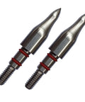Pro Grade Archery Field Points 5/16 Inch 125 Grain Stainless Steel Screw-In Tips Set Of 12 For Target Practice CNC Precision Plus Or Minus 0.5 Grain