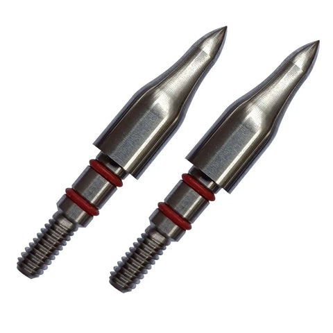 Pro Grade Archery Field Points 5/16 Inch 125 Grain Stainless Steel Screw-In Tips Set Of 12 For Target Practice CNC Precision Plus Or Minus 0.5 Grain