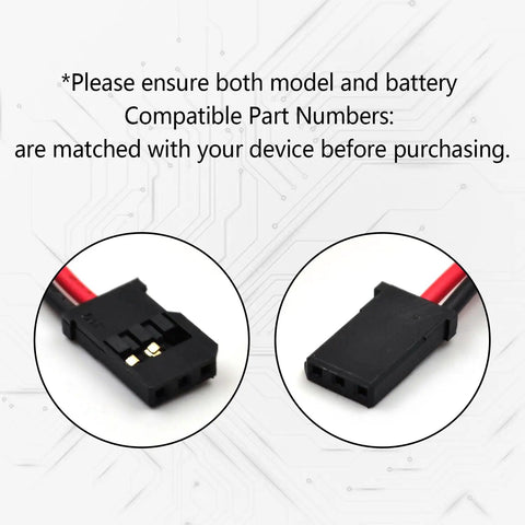 2-Pack 9.6V 1000mAh Ni-Cd Flat Type Battery Pack plug detail for Futaba Transmitters 8-Cell Plug And Play RC models