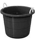 17 Gallon Heavy Duty Plastic Storage Bucket With Sturdy Rope Handle For Home Garden Garage Or Workshop Use Multipurpose Carrying Container