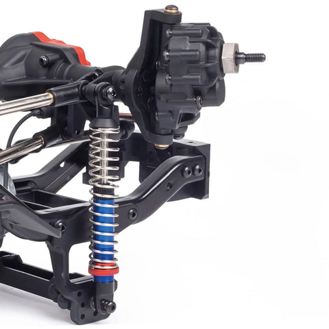 Front and Rear Nylon Portal Axle Kit with Differential Lock for 1 to 10 RC Crawlers fits TRX-4 Defender Bronco TRX4 chassis close-up