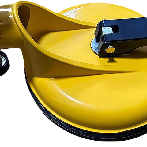 Close-up of a Floor Gap Fixer Tool For Tile And Stone Installations with strong suction cup, pro-grade 12.3cm leveler