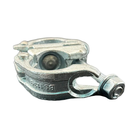 British Swivel Scaffolding Couplers For 1 3/4 To 1 9/10 Inch Tube, Heavy Duty Galvanized Carbon Steel, No Fuss Install, 4 Piece Set For Solid, Safe Pipe Framework close-up