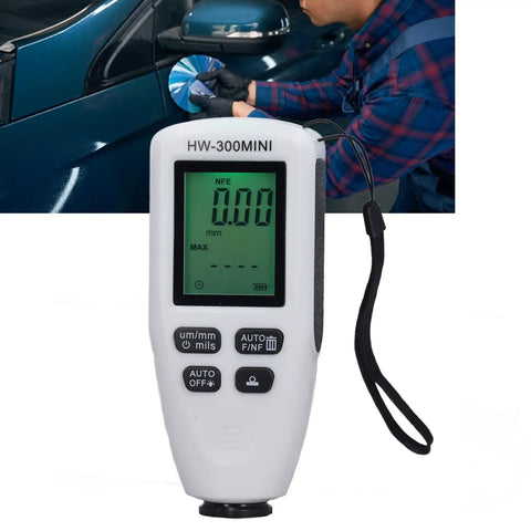 Coating Thickness Meter 0 To 2000 Um Digital Gauge For Automotive Paint, Car Coating Thickness Tester, 0.1 Um Mil Thickness Gauge For Used Car Buyers, Non Destructive Coating Gauge For Auto Body, Shop And Lab used on car paint