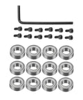 Top Mounted Bearing Guide Kit For Router Bits With Replacement Bearings Screws And Wrench Woodworking Accessory For Precise Grooves